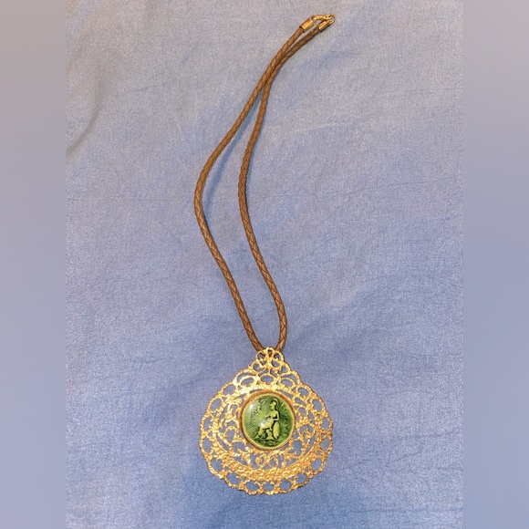 Anthropologie Jewelry - Anthropology - Brooch Necklace with Roman Detail